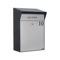 ALLUX BJØRN PAKKEPOSTKASSE SORT/GRÅ