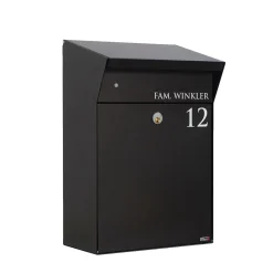 ALLUX BJØRN VILLA POSTKASSE SORT