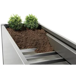 BIOHORT TILBEHØR 1X0,5 MELLEMHYLDE MØRKEGRÅ METALLIC 4 X 108 X 62 CM