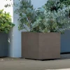 DEROMA MILLENIUM 208-623 PLANTEKASSE PLASTIK SANDSTEN 49X49X49 CM