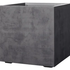 DEROMA MILLENIUM 208-618 PLANTEKASSE PLASTIK ANTRACITGRÅ 25X25X25 CM