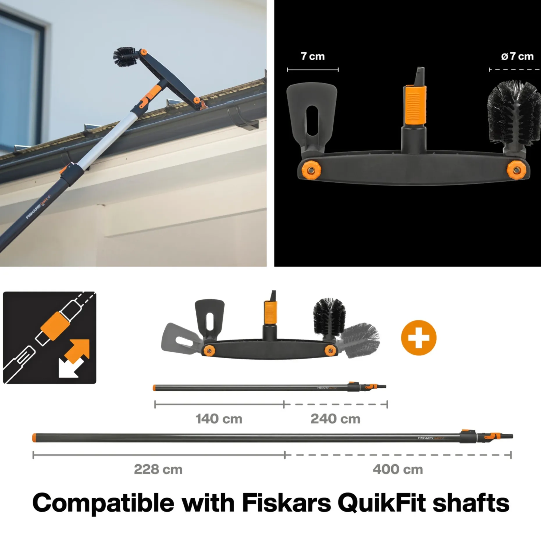 FISKARS QUIK-FIT TAGRENDERENSER