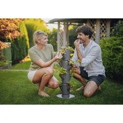 GARDEN LIFE JORDBÆR PLANTEKASSE Ø32XH77 CM