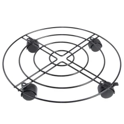 GARDEN LIFE KRUKKEVOGN JERN ANTRACITGRÅ Ø38,2 CM - HØJDE 6,9 CM