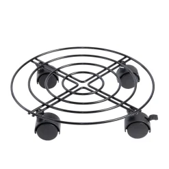 GARDEN LIFE KRUKKEVOGN JERN ANTRACITGRÅ Ø28,4 CM - HØJDE 6,5 CM