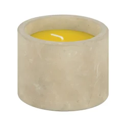 GARDEN LIFE UDENDØRS STEARINLYS BETON GRÅ Ø8,5XH 6,8 CM