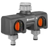 GARDENA PREMIUM 2-VEJS VENTIL ½", 3/4", 1"