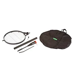 GREENHAND THE PIT FIRE BÅLGRILL INKL. OXFORD FABRIC BÆRETASKE, GRILLRIST