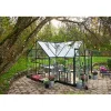 HALLS ICON 8 GARDENHOUSE EKSKL. SOKKEL HÆRDET GLAS GRØN 13,0 M2
