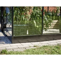 HALLS QUBE 66 STÅLFUNDAMENT SORT 3,9 M2