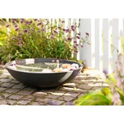 HAVETILBEHØR SPEJLBASSIN PLAST ANTRACIT 60X60X16,5CM