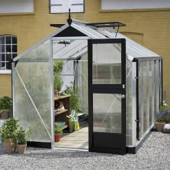 JULIANA COMPACT EKSKL. SOKKEL DRIVHUS 10 MM POLY ALUMINIUM 6,6 M2