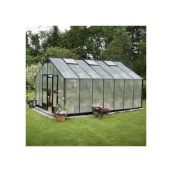 JULIANA GARTNER EKSKL. SOKKEL DRIVHUS 10 MM POLY ANTRACIT 18,8 M2