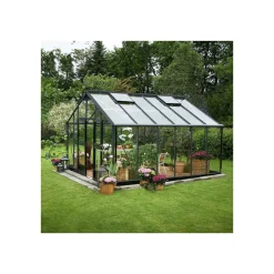 JULIANA GARTNER EKSKL. SOKKEL DRIVHUS 3 MM HÆRDET GLAS HELE BANER ANTR. 16,2 M2