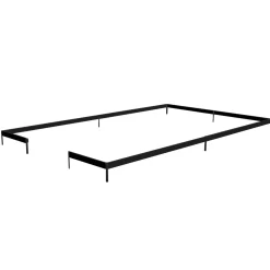 JULIANA GARTNER STÅLFUNDAMENT SORT 16,2 M2