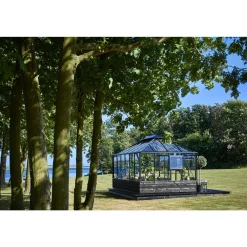 JULIANA GRAND OASE MUR ORANGERI 3 MM HÆRDET GLAS HELE BANER ANTRACIT 13 M²