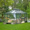 JULIANA GRAND OASE ORANGERI 3 MM HÆRDET GLAS HELE BANER ANTRACIT 13 M²