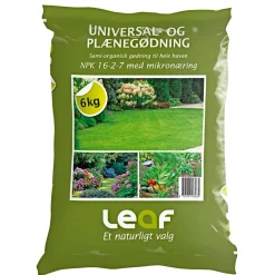 LEAF SEMI-ORGANISK PLÆNEGØDNING 6 KG
