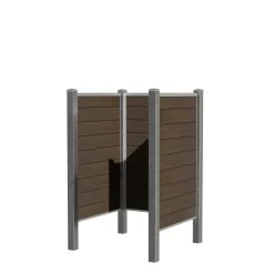 LIVØ 3-SIDER LAV MODEL AFSKÆRMNING TIL UDEBRUSER