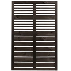 NORDIC FENCE LINEAR HEGN TRYKIMPRÆGNERET SORT 120 X 180 CM