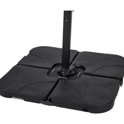 OUTFIT HÆNGEPARASOL PARASOLFOD SORT