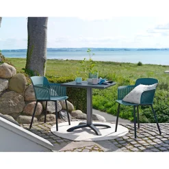 OUTRIUM CARROS/LAGOS MED 2 STOLE CAFESÆT SORT/GRØN