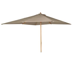 OUTRIUM ELBA PARASOL SAND/GRÅ 3X3 M