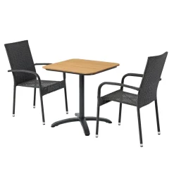 OUTRIUM FARO/NAPOLI BORD + 2 STOLE CAFESÆT SORT