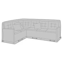 OUTRIUM HØJRE/VENSTREVENDT HJØRNESOFA OVERTRÆK SORT