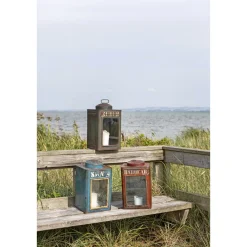 OUTRIUM JAKARTA LANTERNE BLÅ METAL