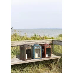 OUTRIUM JAKARTA LANTERNE BLÅ METAL