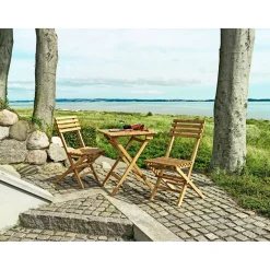 OUTRIUM MALANG MED 2 STOLE CAFESÆT TEAK