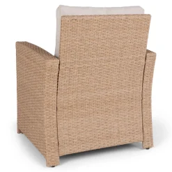 OUTRIUM PORTO MED EKSTRA HØJ RYG HAVESTOL NATUR