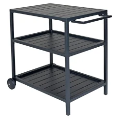 OUTRIUM ROMA SERVERINGSVOGN SORT STÅL