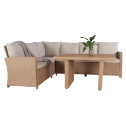 OUTRIUM SARDINIEN MED EKSTRA HØJ RYG SOFASÆT NATUR