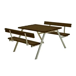 PLUS ALPHA BORDBÆNKESÆT SORT