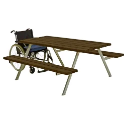 PLUS ALPHA BORDBÆNKESÆT SORT