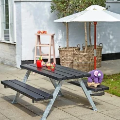 PLUS ALPHA BØRNE BORDBÆNKESÆT SORT