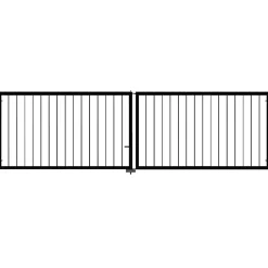 PLUS BASIC DOBBELTLÅGE PULVERLAKERET 300 X 85 CM