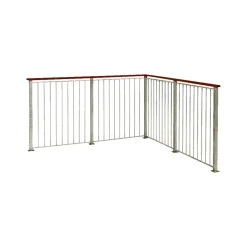 PLUS BASIC GELÆNDER VARMGALVANISERET 90 X 98 CM