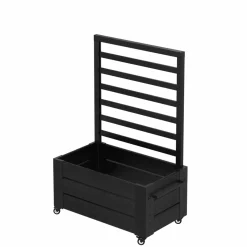 PLUS BLOMSTERKASSE SORT 130 X 50 X 87 CM