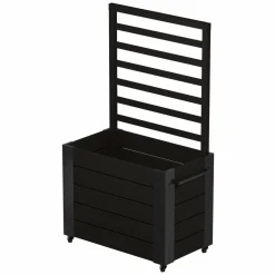 PLUS BLOMSTERKASSE SORT 155 X 50 X 87 CM