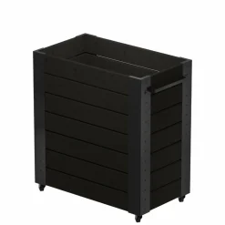 PLUS BLOMSTERKASSE SORT 95 X 50 X 87 CM