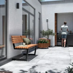 PLUS BÆNK GYLDENBRUN 150 CM