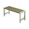 PLUS CAFE BÆNK GRÅBRUN 127 CM