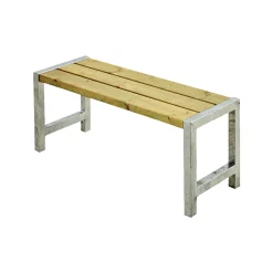 PLUS CAFE BÆNK NATUR 127 CM