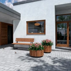 PLUS CIRCLE PLANTEKASSE GYLDENBRUN 35 X 70 X 70 CM