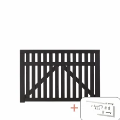 PLUS COUNTRY LÅGE FUNGICIDBEHANDLET OG GRUNDMALET SORT 150 X 98 CM