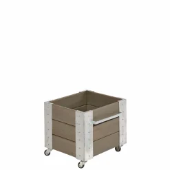 PLUS CUBIC BLOMSTERKASSE GRÅBRUN 45 X 46 X 50 CM