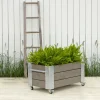 PLUS CUBIC BLOMSTERKASSE GRÅBRUN 45 X 87 X 50 CM